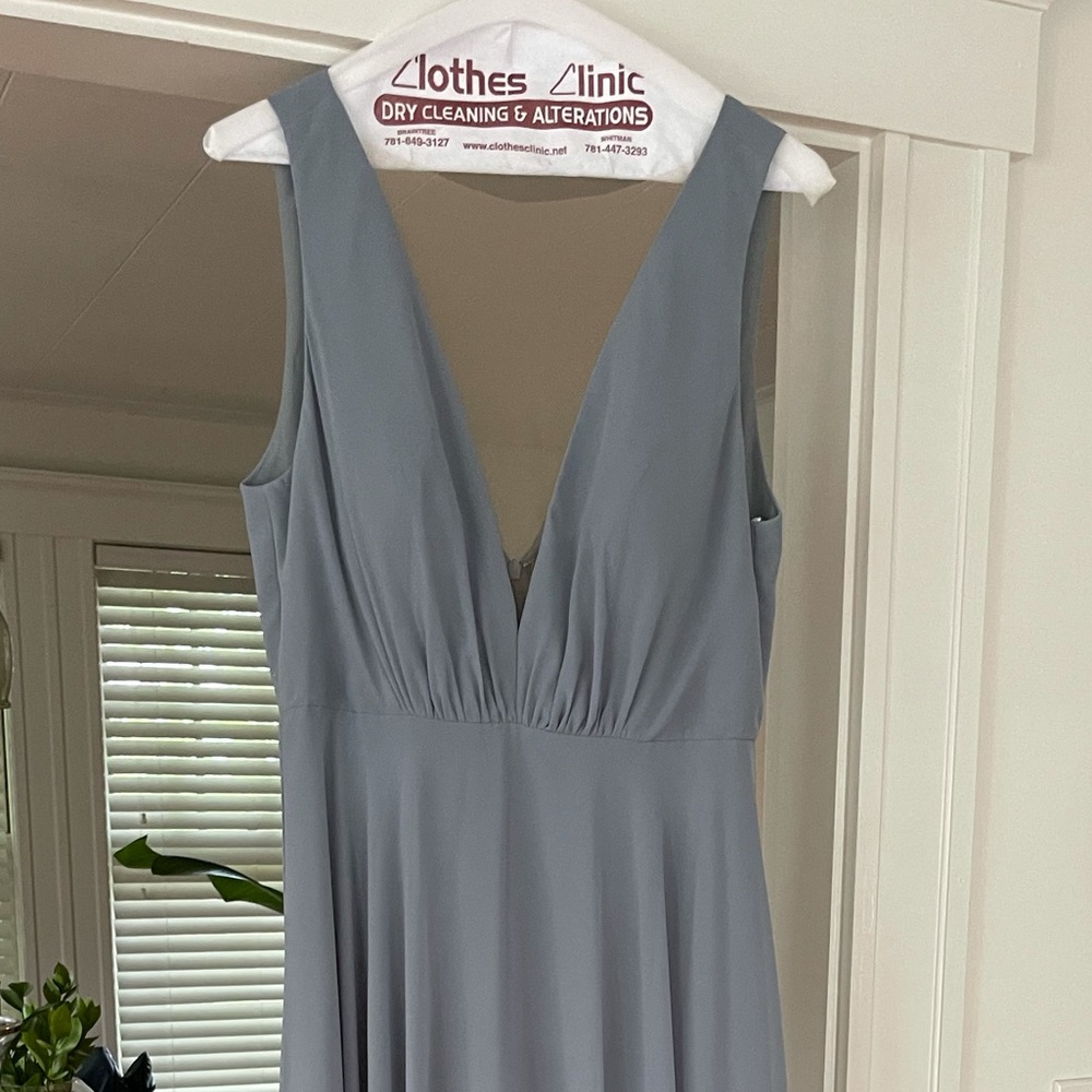 Jenny Yoo Ryan Dress, Size 10, color: Mayan Blue - Picture 5 of 10